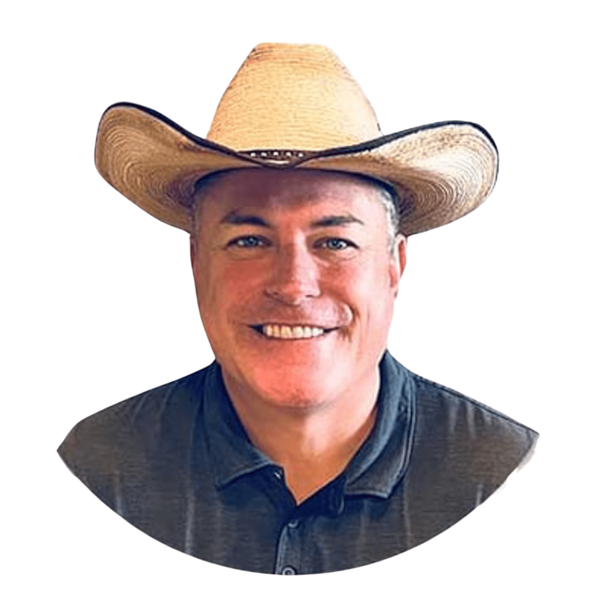 Tom Williams, founder and CEO of ELEASE, wearing a cowboy hat